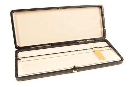 GEWA Estuche para cañas Clarinete 12 cañas Lacado en negro