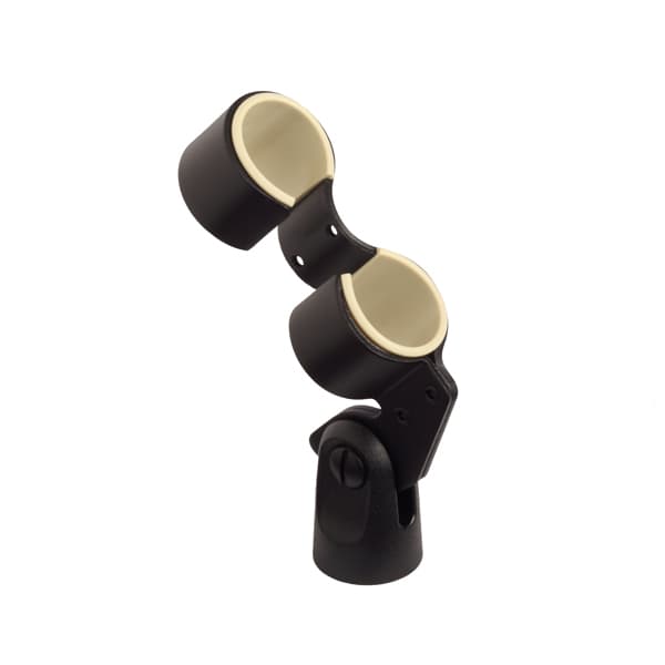SHURE A26M Pinza para montar 2 micrófonos en vertical