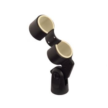 SHURE A26M Pinza para montar 2 micrófonos en vertical
