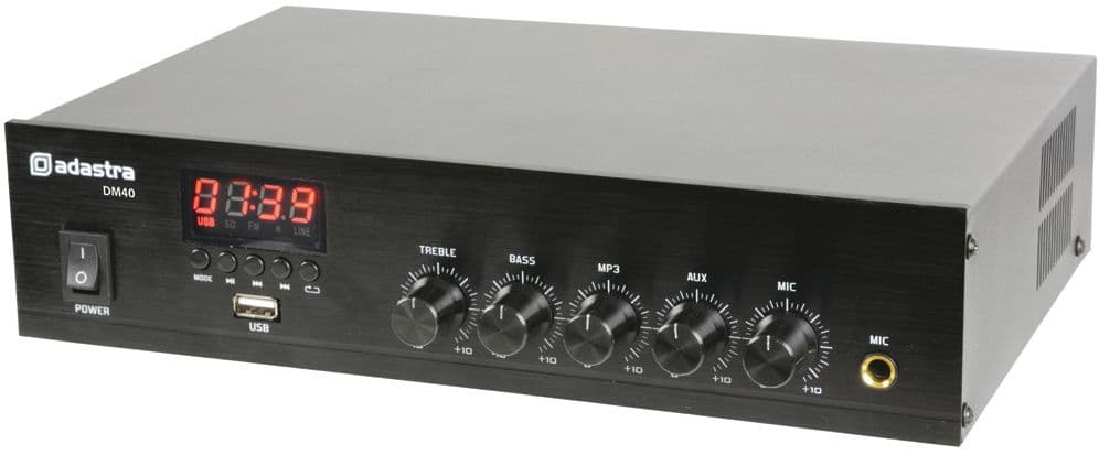 ADASTRA DM40 Amplificador Línea 100V 40W RMS  953109