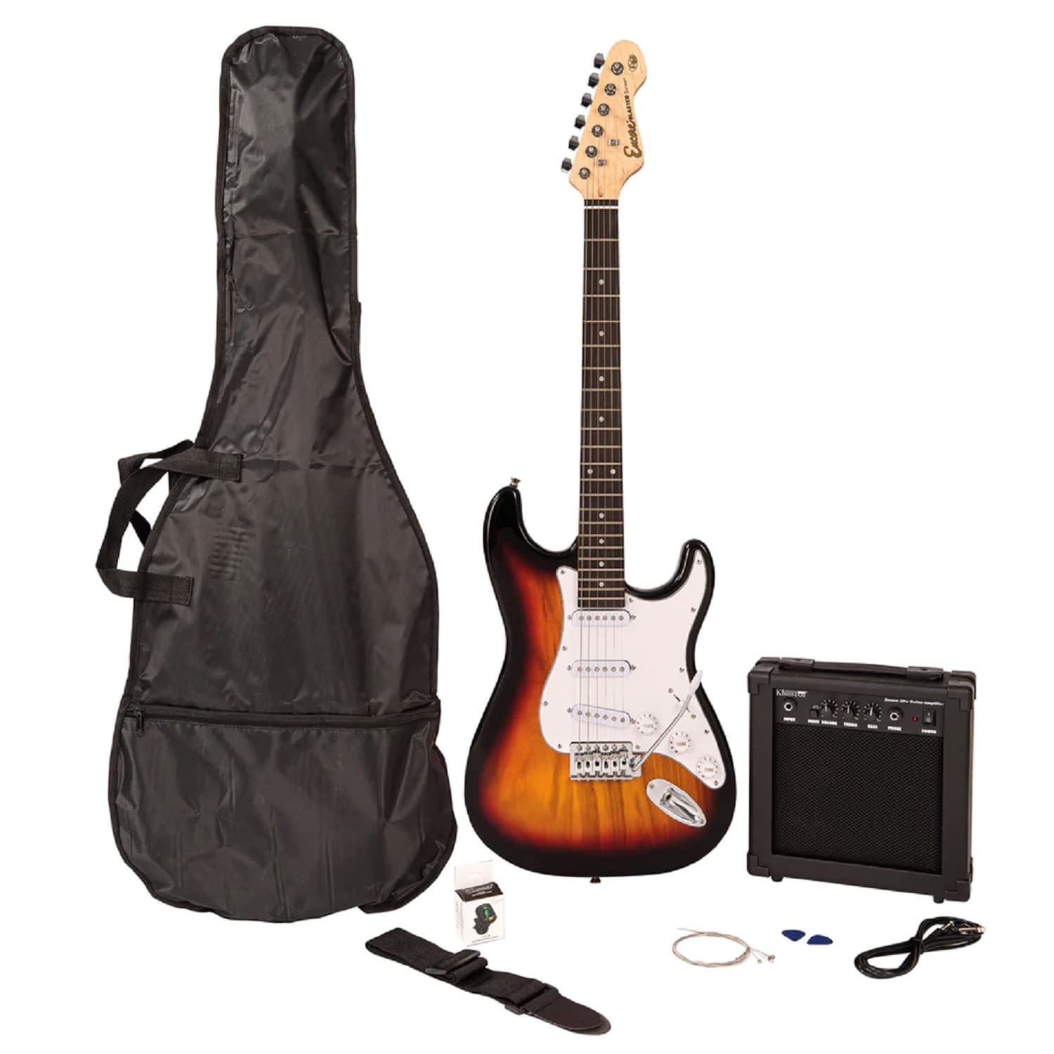 Encore E60SB Pack Guitarra Eléctrica
