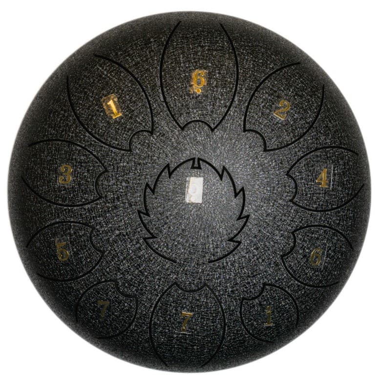 FZONE Steel Tongue Drum F-Zone STD618N Negro Jaspeado (6" 8 notas)