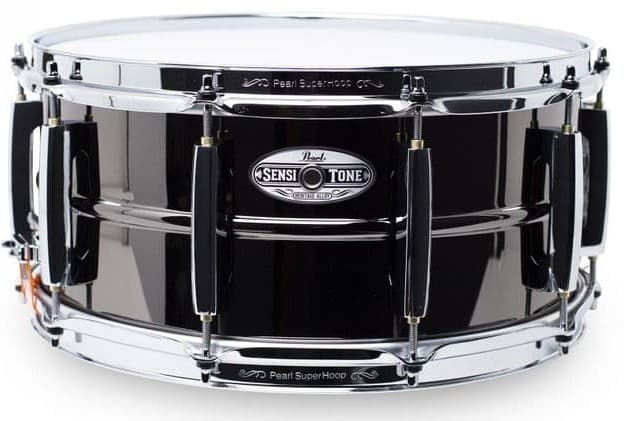 Pearl Caja 14 X 6,5" Sensitone Brass Black Chrome Caja Batería