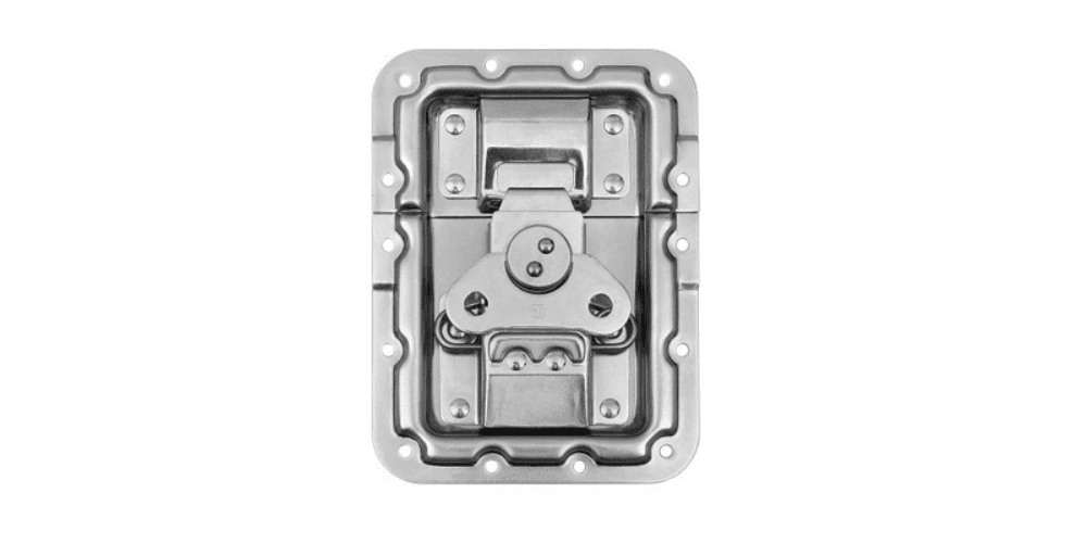 Adam Hall Hardware 172572 - Cierre de Mariposa grande con Paso Perfil Profundidad 9 mm con Protección remachada 172572