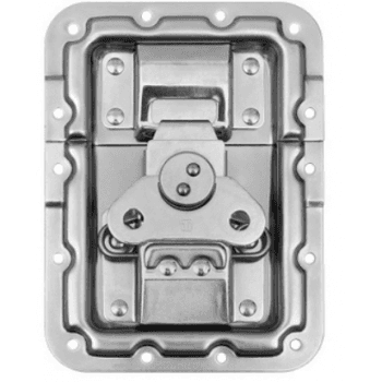 Adam hall hardware 172572 - cierre de mariposa grande con paso perfil profundidad 9 mm con protección remachada