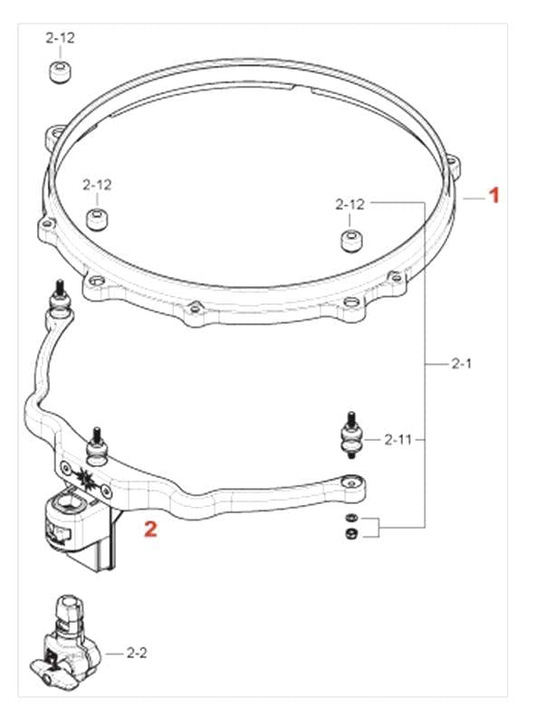 Tama MQM13 para tom 13" - cromado