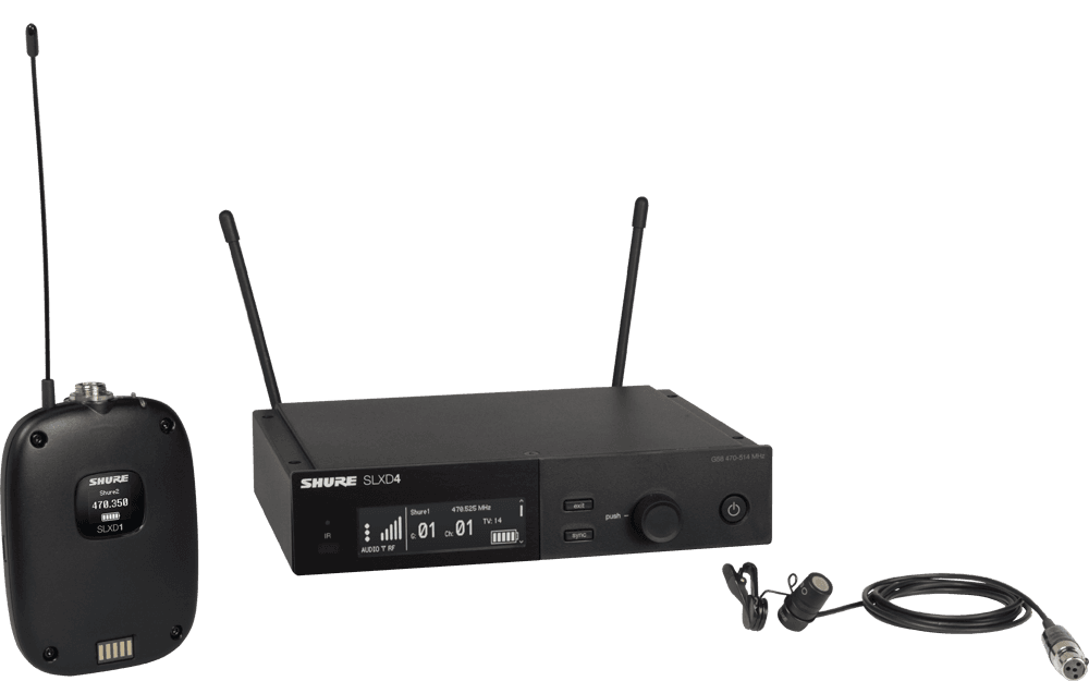 SHURE SLXD14E/85 H56 Sistema inalámbrico de Solapa UHF