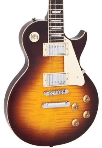 Vintage V100IT guitar flame iced tea