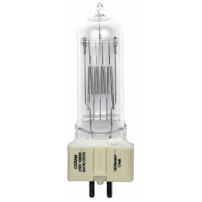 Osram T-11/19 1000W/220V GX9.5 64744 Lámpara Halógena
