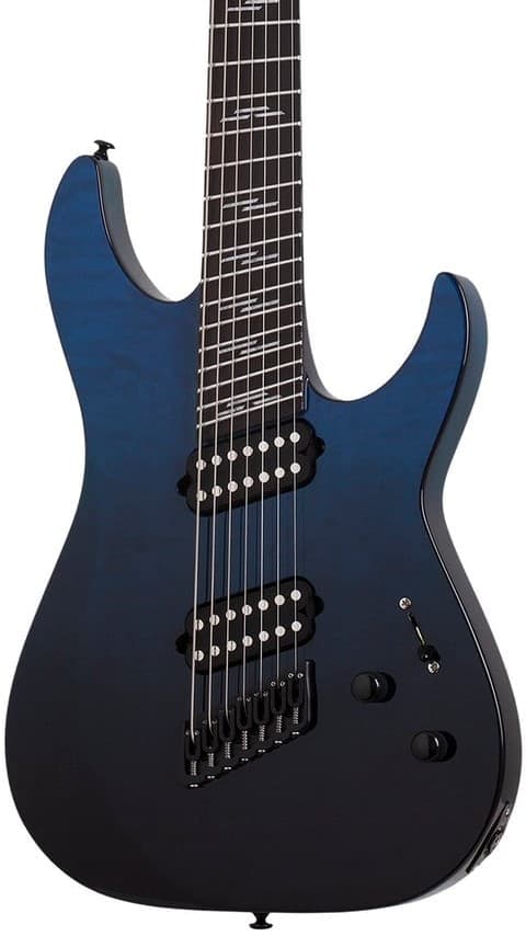 Schecter Reaper 7 Elite MS Deep Blue Ocean DBO Guitarra Eléctrica