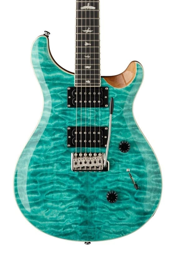 PRS SE Custom 24 Quilt Turquoise Guitarra Eléctrica
