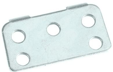 Adam Hall Hardware 19061 A - Placa de refuerzo para Cierres 19061/19061CHR