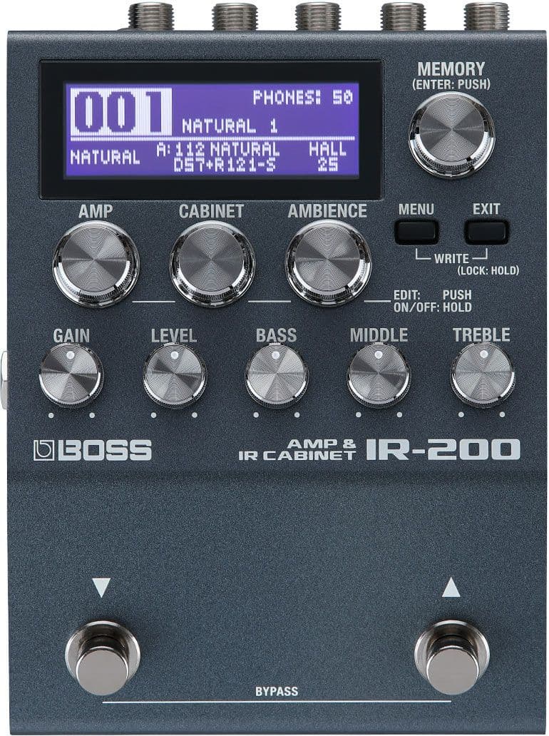 Boss IR-200. Pedal Amplificador para Guitarra