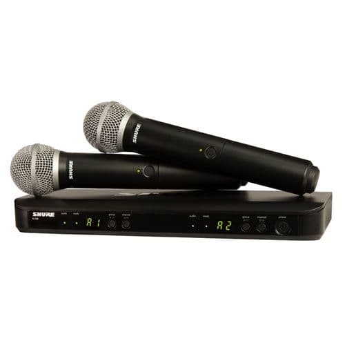 SHURE BLX288 PG58 Microfono inalambrico dual de  Mano Capsula PG58