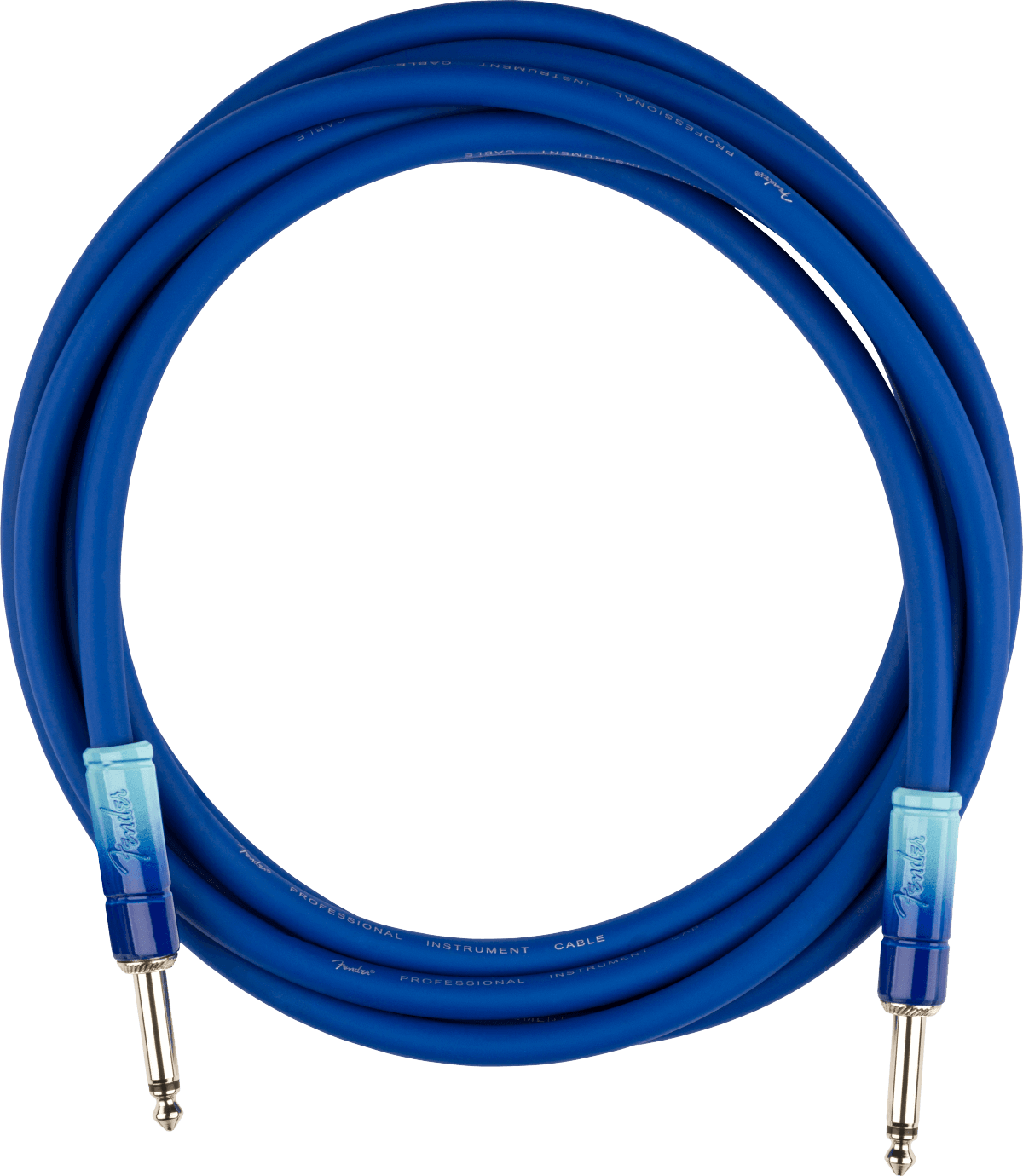 Fender 10 Ombré Instrument Belair Blue Cable para Guitarra 3 Metros