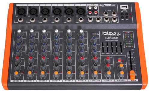 Ibiza Sound MX 801 Mesa de directo
