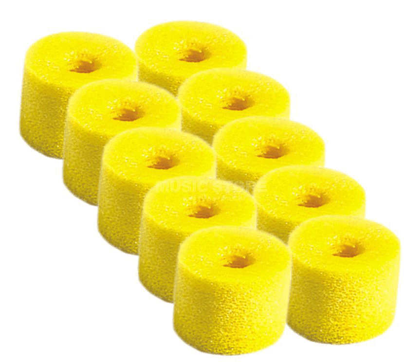 SHURE EAYLF1-10 Kit 10 Almohadillas Espuma para Earphones. Color amarillo.