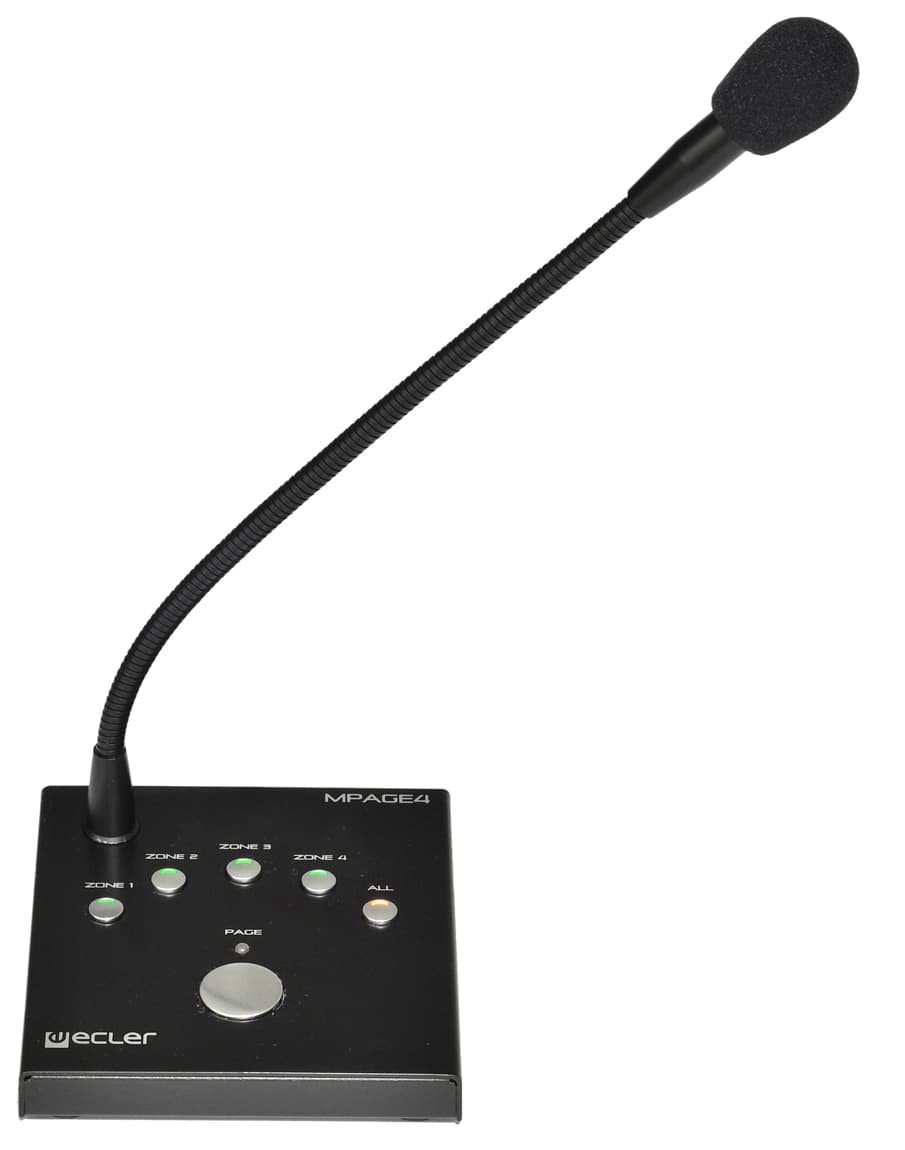 Ecler Consola de Avisos de Sobremesa