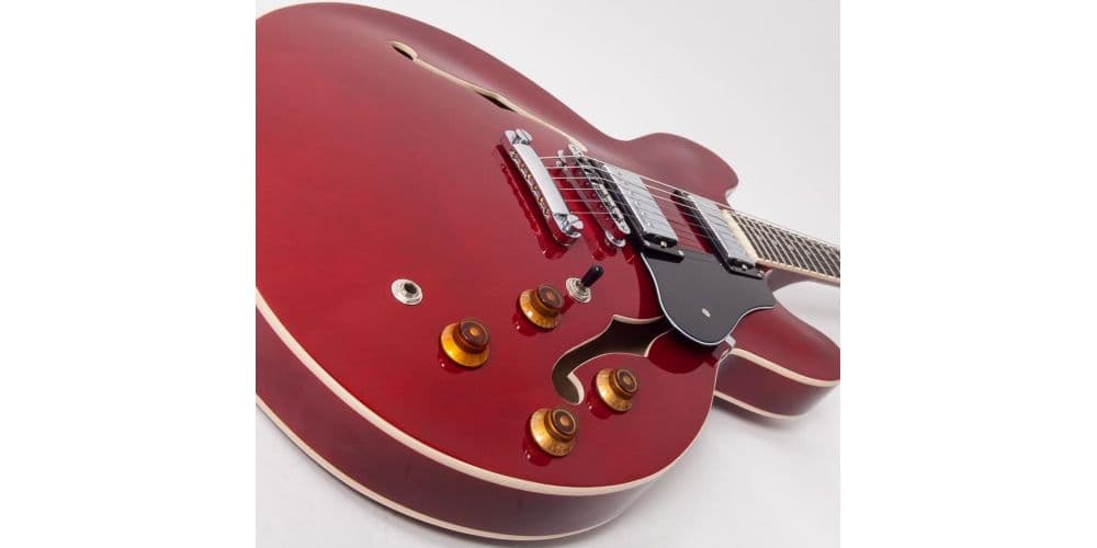 Vintage SEMI-ACOUSTIC GUITAR - CHERRY RED Guitarra semiacústica vintage SEMI-ACOUSTIC GUITAR - CHERRY RED
