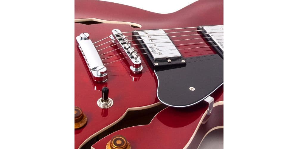 Vintage SEMI-ACOUSTIC GUITAR - CHERRY RED Guitarra semiacústica vintage SEMI-ACOUSTIC GUITAR - CHERRY RED