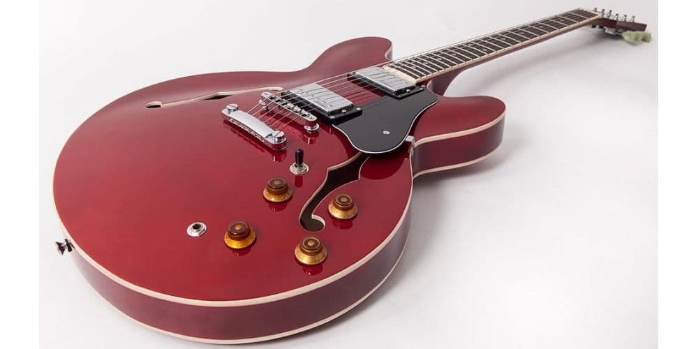 Vintage SEMI-ACOUSTIC GUITAR - CHERRY RED Guitarra semiacústica vintage SEMI-ACOUSTIC GUITAR - CHERRY RED