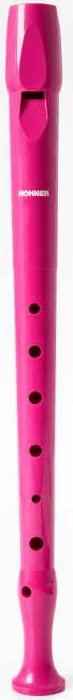 Hohner 95084-PK Flauta Plástico Digitación Alemana 1 Pieza Rosa