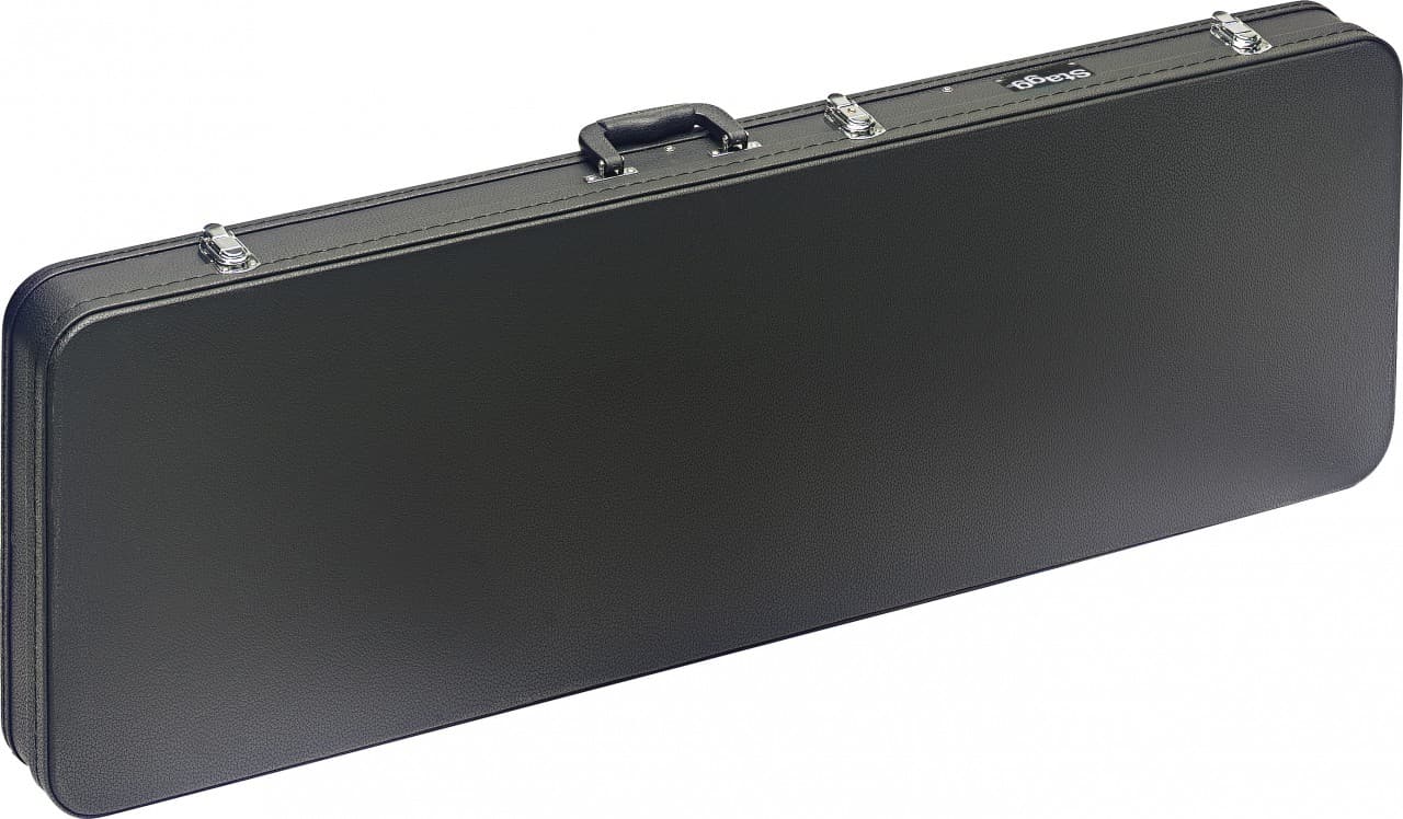 Stagg GCA-RE Estuche Rigido Cuadrado Guitarra Electrica