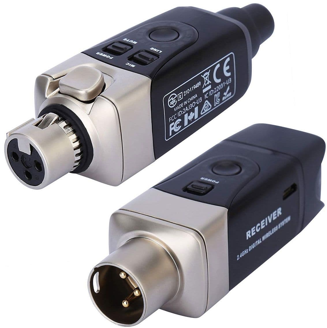 XVIVE U3 Sistema de transceptor de micrófono inalámbrico digital