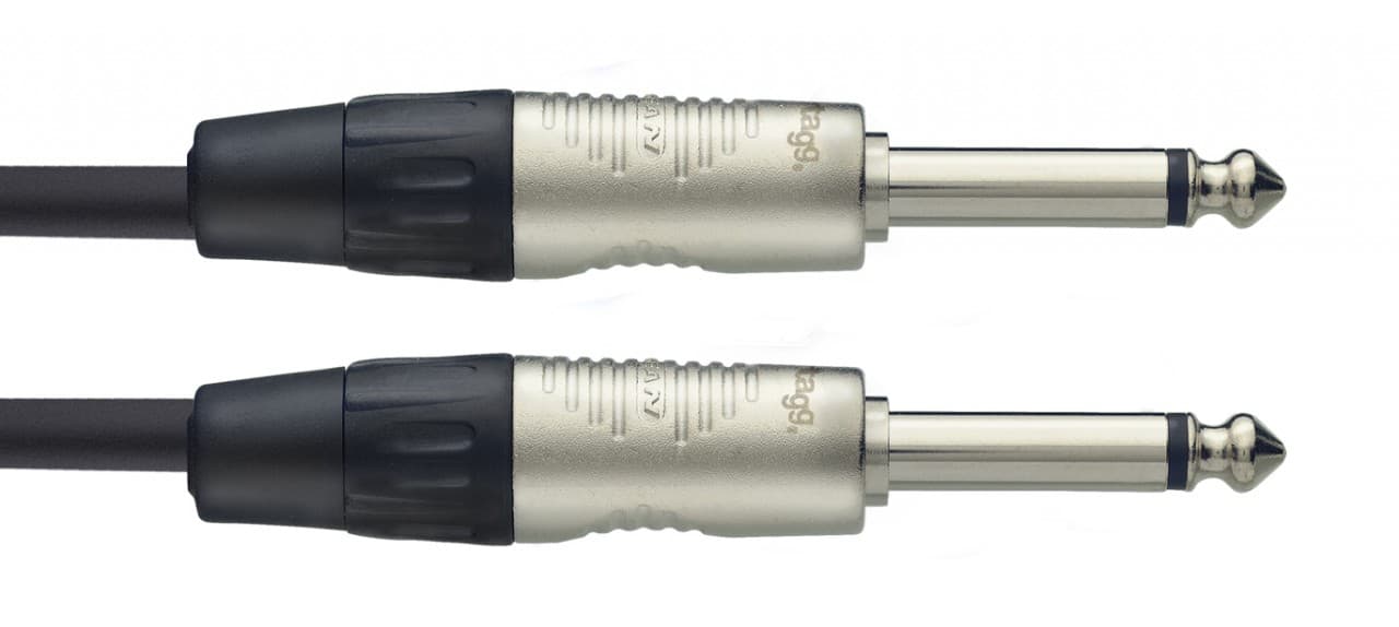 Stagg NGC3R Cable Instrumento Jack/Jack 3m