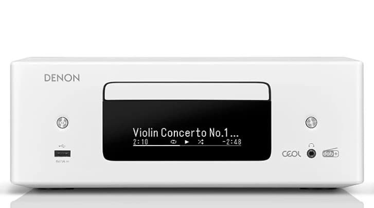 DENON RCD-N12 Receptor Red DAB. Blanco
