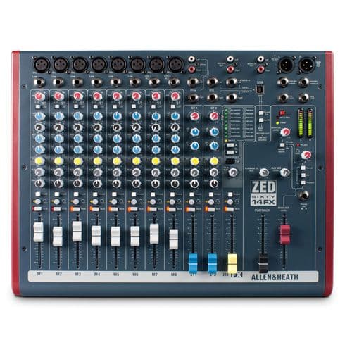 Allen & Heath ZED-60 14FX Mezclador USB