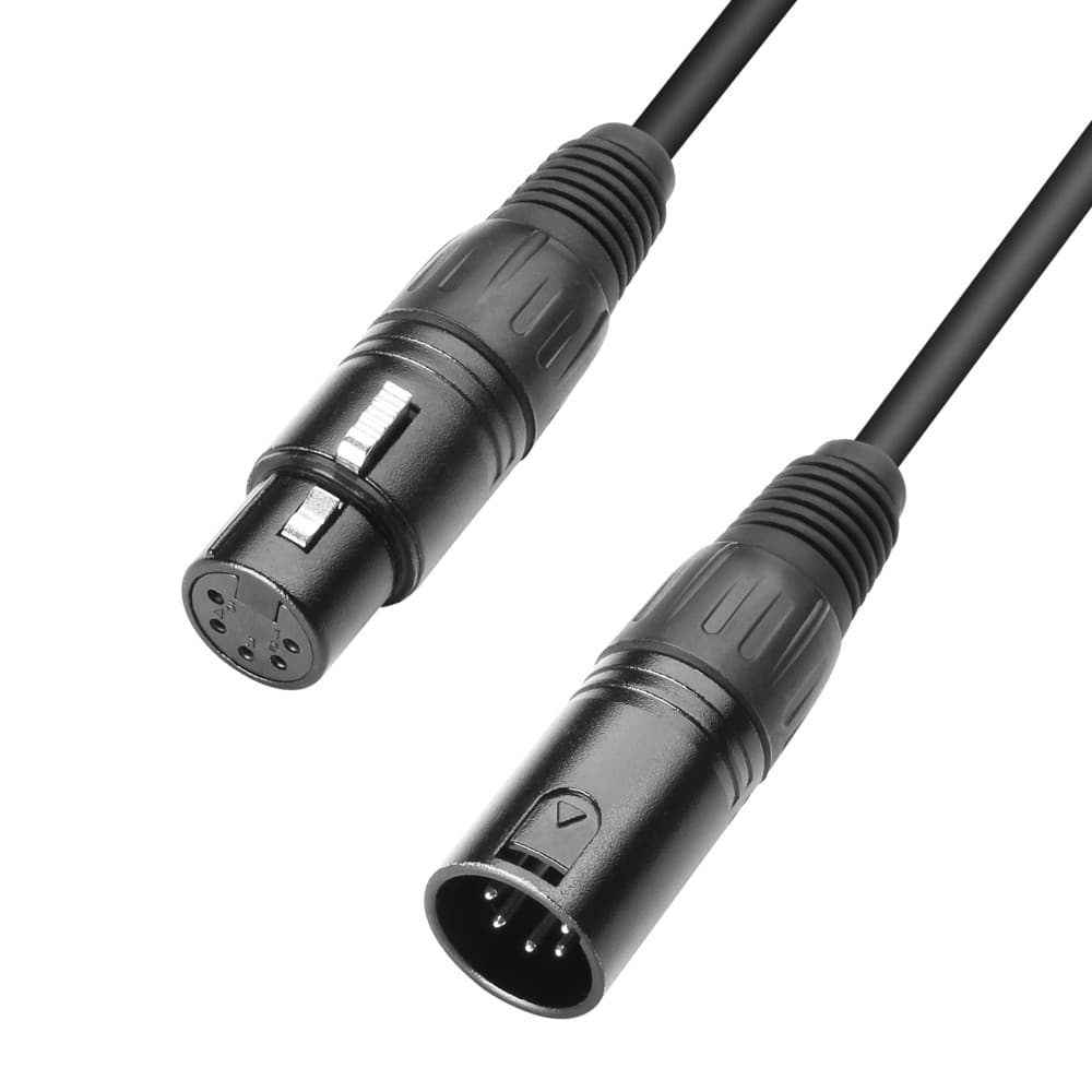 Adam Hall Cables K3 DGH 3000 Cable DMX de XLR 5 Pines macho a XLR 5 Pines hembra 30 m