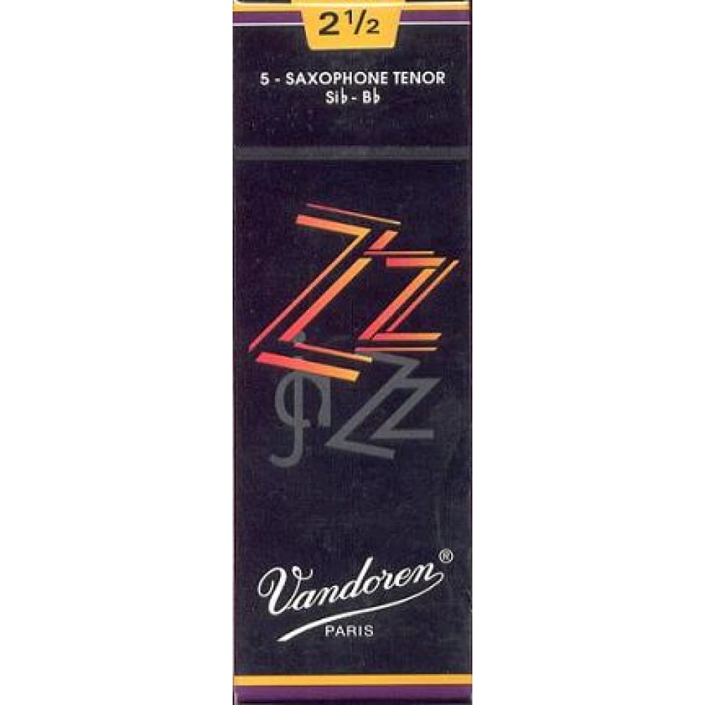 Vandoren Caja 5 Cañas Saxo Tenor Vandoren ZZ 2 1/2 caja negra