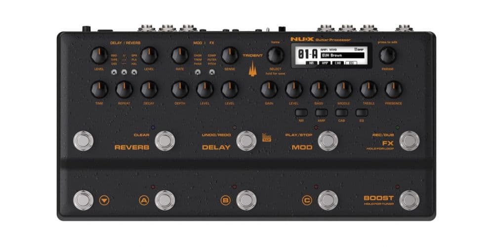 Nux Trident NME-E Modelador de Guitarra Trident NME-E Modelador de Guitarra