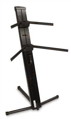 Ultimate Support AX-48 PRO Black Soporte Columna Teclado 2 Niveles