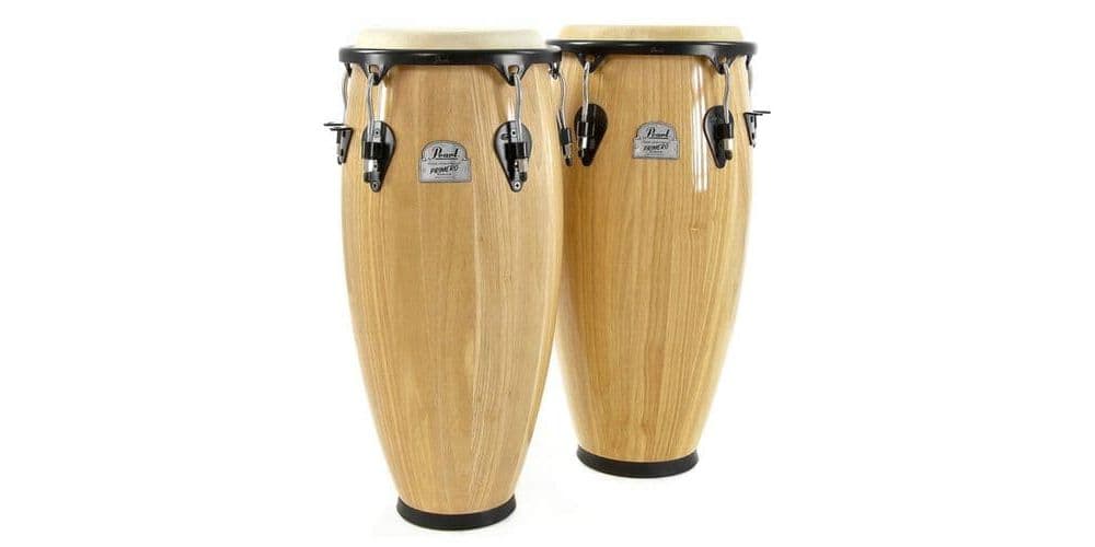 Pearl PWC-202.511 Set Congas Primero Natural 10" y 11" Primero Wood Conga Set 10" & 11", w/o Stand(natura