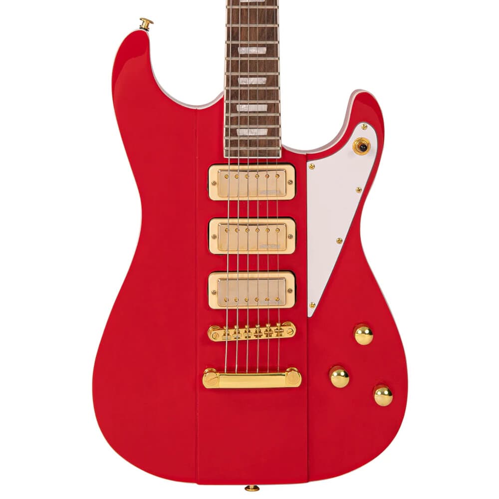 Vintage Joe Doe Gas Jokey Gas Pump Red Guitarra Eléctrica