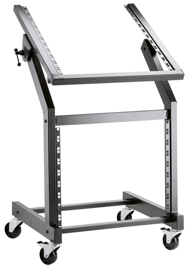 Konig & Meyer 42020 Carrito con Rack de 19" Negro