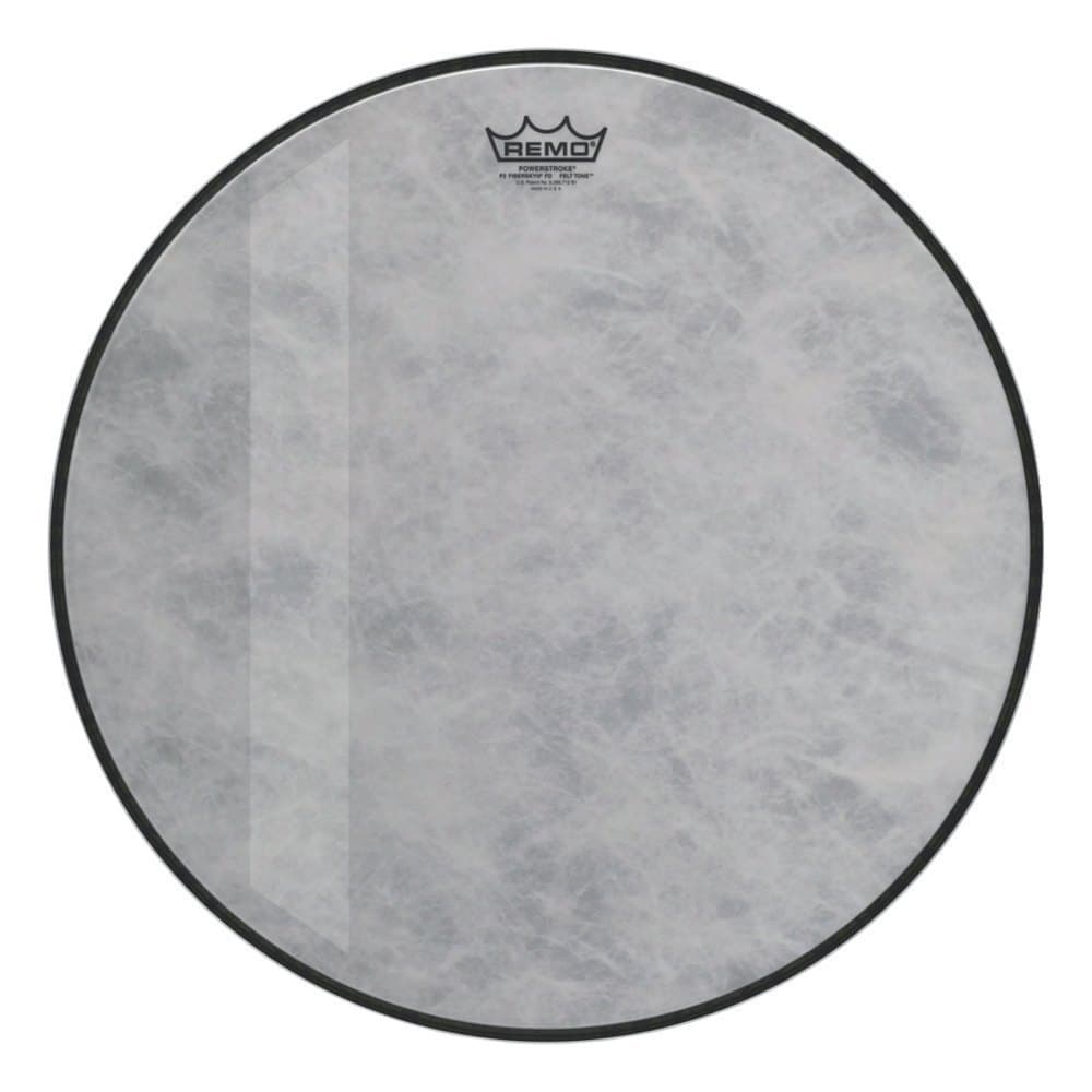 Remo 810742 Parche Powerstroke 3 Fiberskyn Diplomat Felt Tone 22 Pulgadas P3-1522-FD-FLT