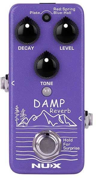 NUX Damp Nrv-3 Pedal Reverb Guitarra