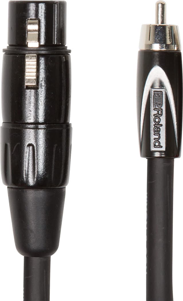 Roland Cable RCC10RCXF Cable XLR Hembra a RCA 3 Metros