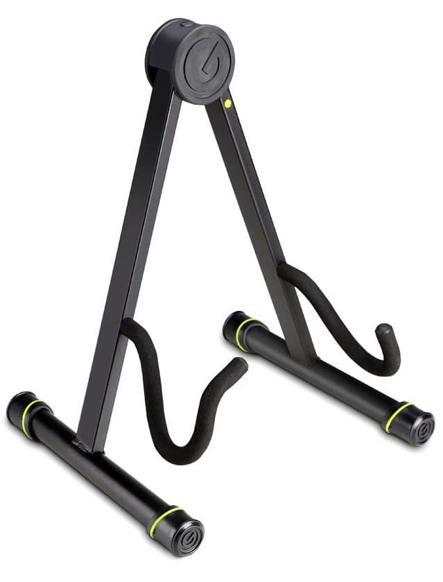 Gravity Solo G Soporte para guitarra en forma de A para guitarras y bajos eléctricos