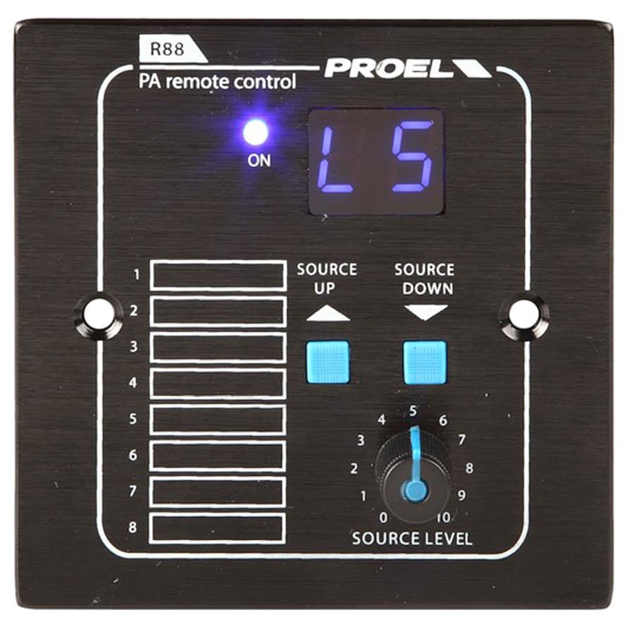 Proel PA R88. Control Remoto de Pared