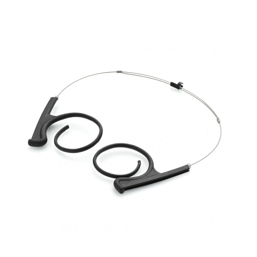 DPA HE2B12P Adaptador Doble Micrófono de Diadema Negro