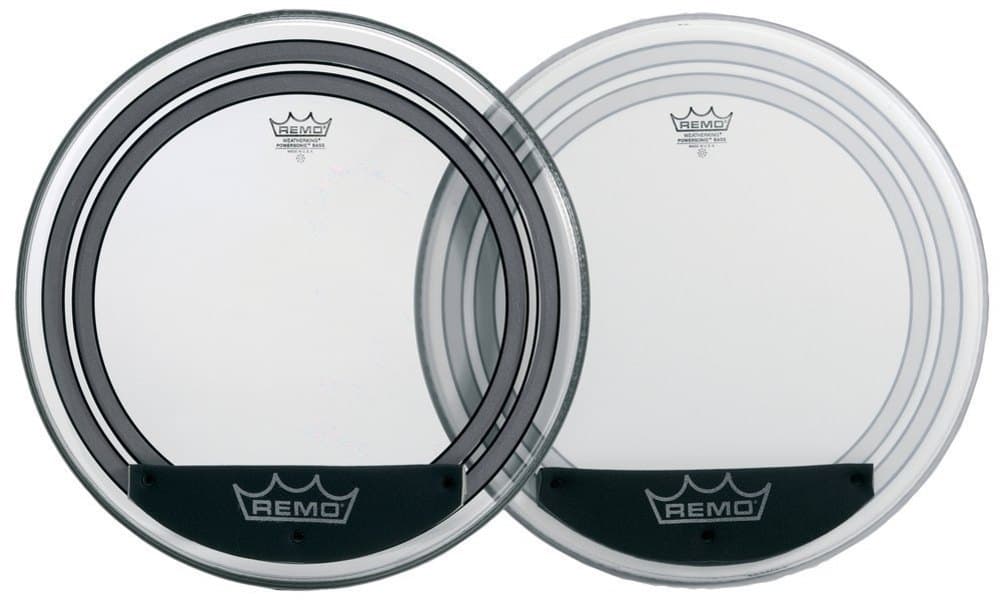 Remo 812498 Powersonic Transparente 24 Pulgadas PW-1324-00 Parche Bombo