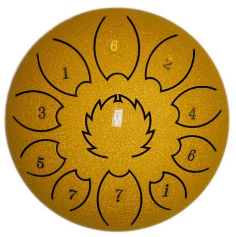 FZONE Steel Tongue Drum F-Zone STD618N Oro (6" 8 notas)