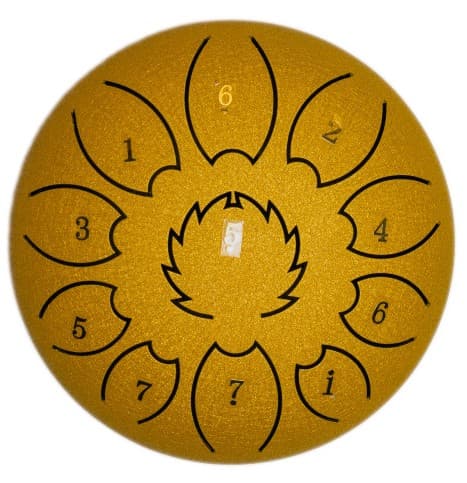 FZONE Steel Tongue Drum F-Zone STD611N Oro (6" 11 notas)
