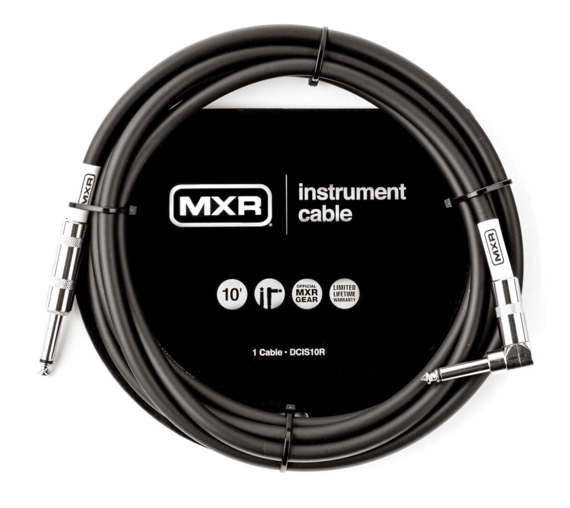 Mxr DCIS10R Jack / Jack Acodado Cable Para Instrumento 3m