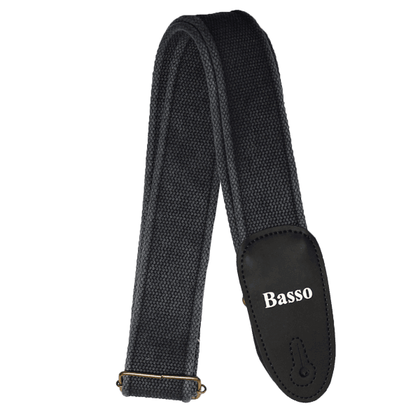Basso EX01 Correa Para Guitarra Y Bajo Serie Extravagancia Negra