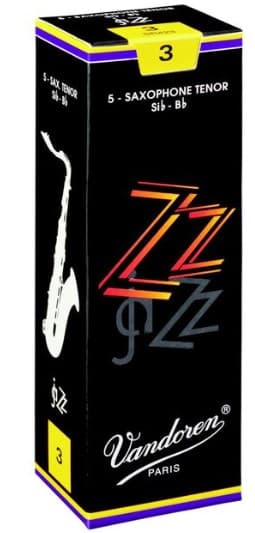 Vandoren Caja 5 Cañas Saxo Tenor Vandoren ZZ 3 caja negra